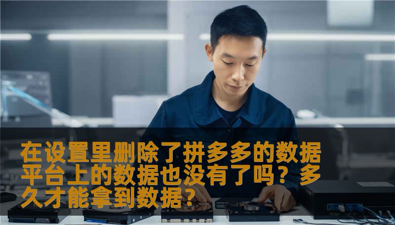 在设置里删除了拼多多的数据平台上的数据也没有了吗？多久才能拿到数据？