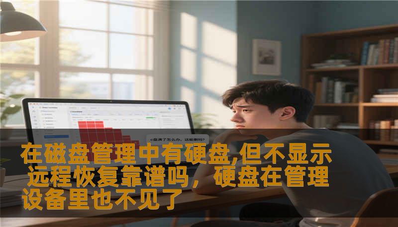 在磁盘管理中有硬盘,但不显示 远程恢复靠谱吗,硬盘在管理设备里也不见了 在磁盘管理中有硬盘,但不显示 远程恢复靠谱吗,硬盘在管理设备里也不见了