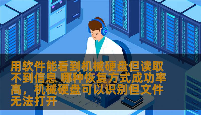 用软件能看到机械硬盘但读取不到信息 哪种恢复方式成功率高，机械硬盘可以识别但文件无法打开