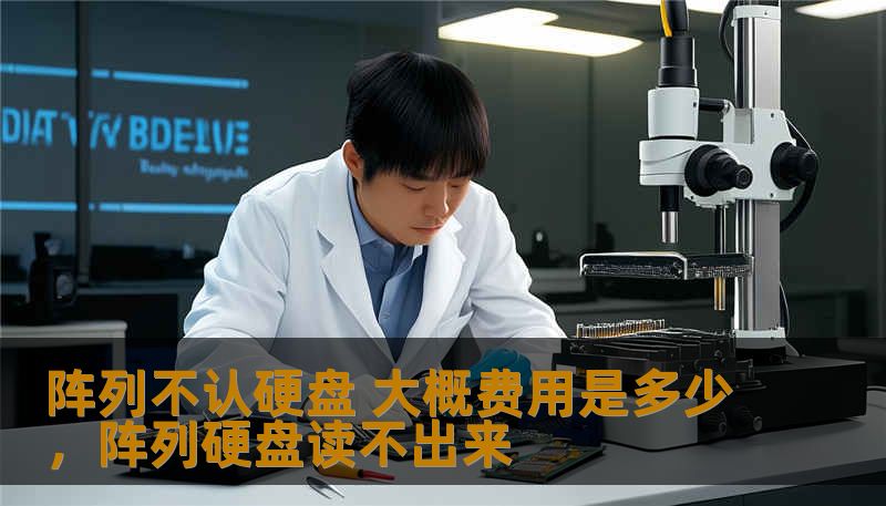 阵列不认硬盘 大概费用是多少，阵列硬盘读不出来