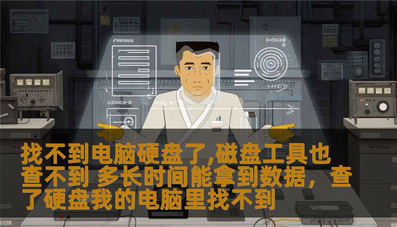找不到电脑硬盘了,磁盘工具也查不到 多长时间能拿到数据，查了硬盘我的电脑里找不到
