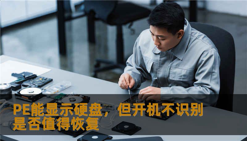 PE能显示硬盘，但开机不识别是否值得恢复