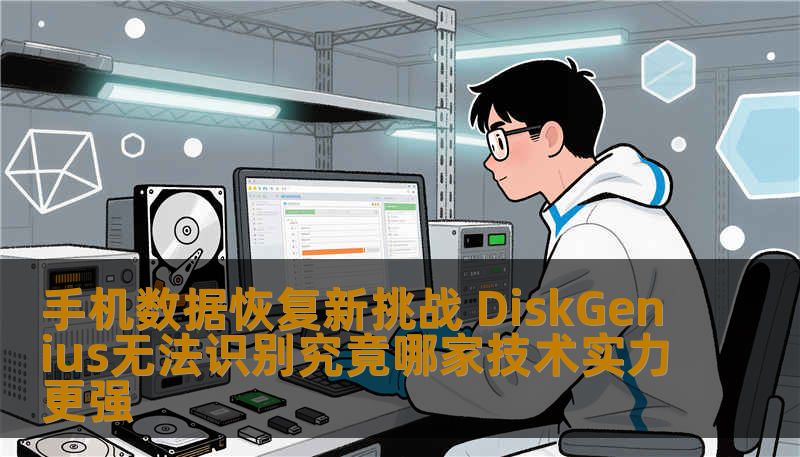 手机数据恢复新挑战 DiskGenius无法识别究竟哪家技术实力更强