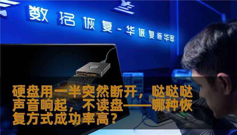 硬盘用一半突然断开,哒哒哒声音响起,不读盘——哪种恢复方式成功率高? 硬盘用一半突然断开,哒哒哒声音响起,不读盘——哪种恢复方式成功率高?