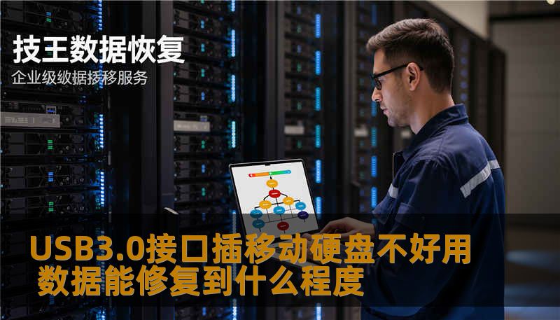 USB3.0接口插移动硬盘不好用 数据能修复到什么程度