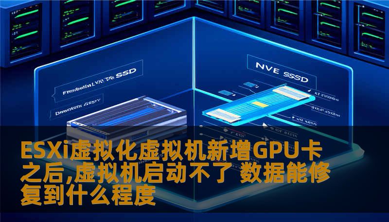 ESXi虚拟化虚拟机新增GPU卡之后,虚拟机启动不了 数据能修复到什么程度 ESXi虚拟化虚拟机新增GPU卡之后,虚拟机启动不了 数据能修复到什么程度