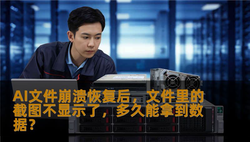 AI文件崩溃恢复后，文件里的截图不显示了，多久能拿到数据？