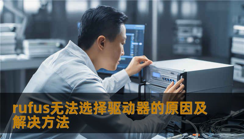 rufus无法选择驱动器的原因及解决方法