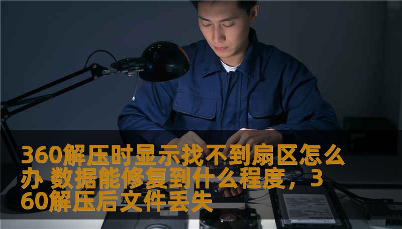 360解压时显示找不到扇区怎么办 数据能修复到什么程度，360解压后文件丢失