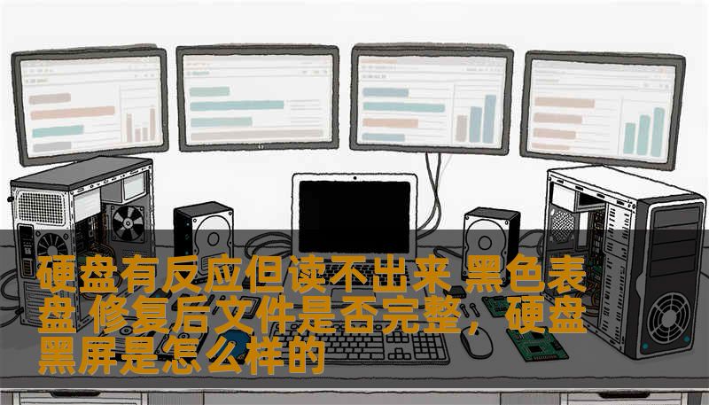 硬盘有反应但读不出来 黑色表盘 修复后文件是否完整，硬盘黑屏是怎么样的