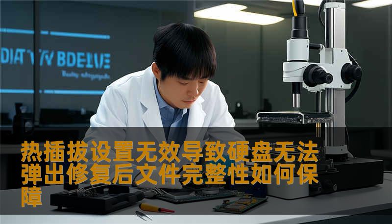 热插拔设置无效导致硬盘无法弹出修复后文件完整性如何保障 热插拔设置无效导致硬盘无法弹出修复后文件完整性如何保障