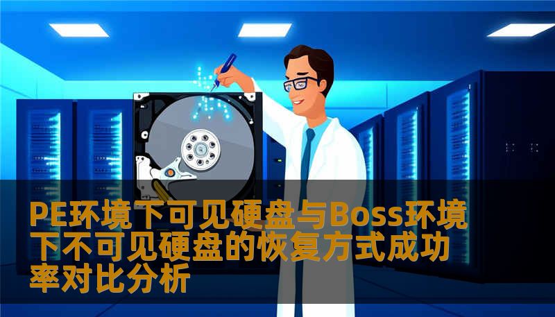 PE环境下可见硬盘与Boss环境下不可见硬盘的恢复方式成功率对比分析