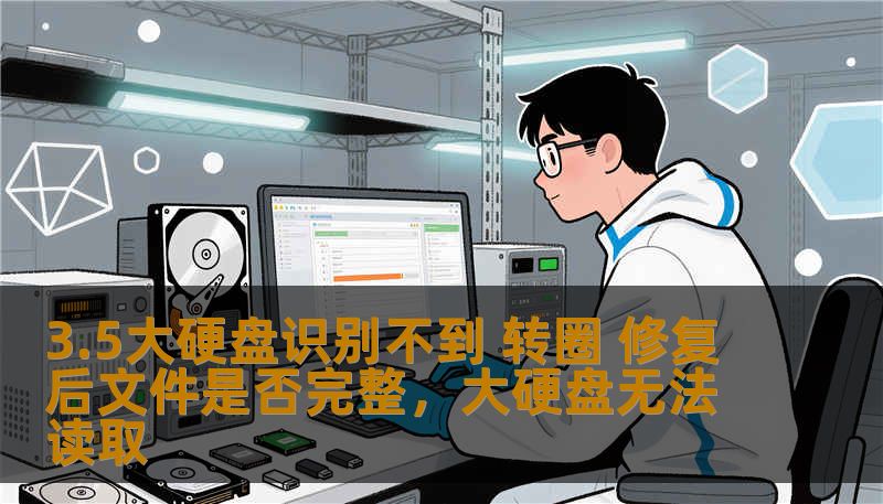 3.5大硬盘识别不到 转圈 修复后文件是否完整，大硬盘无法读取