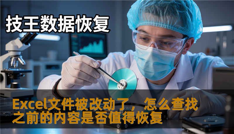 Excel文件被改动了，怎么查找之前的内容是否值得恢复