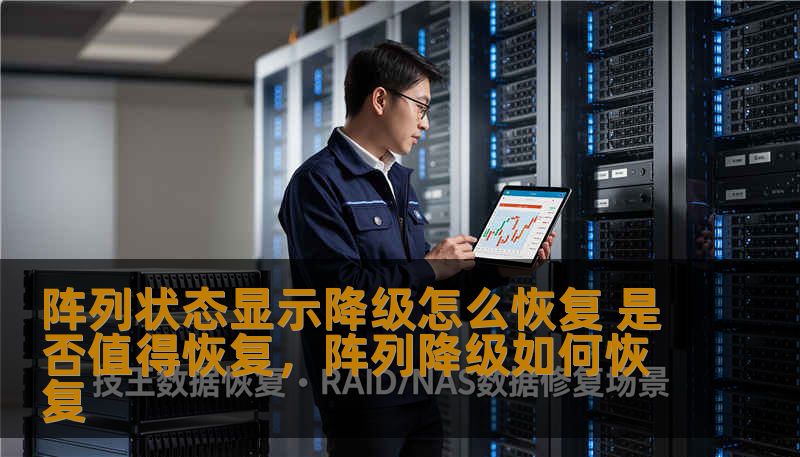 阵列状态显示降级怎么恢复 是否值得恢复，阵列降级如何恢复