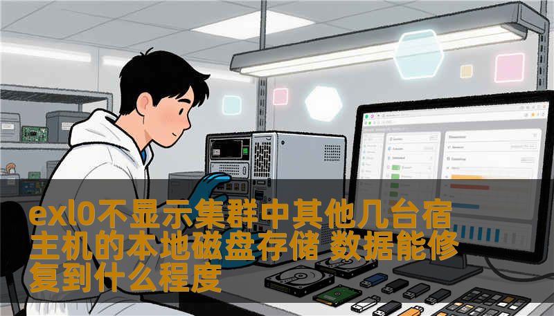 exl0不显示集群中其他几台宿主机的本地磁盘存储 数据能修复到什么程度