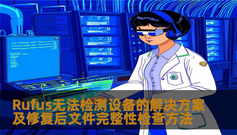 Rufus无法检测设备的解决方案及修复后文件完整性检查方法