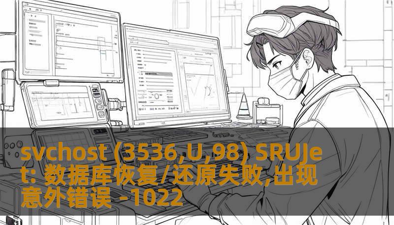 svchost (3536,U,98) SRUJet: 数据库恢复/还原失败,出现意外错误 -1022 svchost (3536,U,98) SRUJet: 数据库恢复/还原失败,出现意外错误 -1022