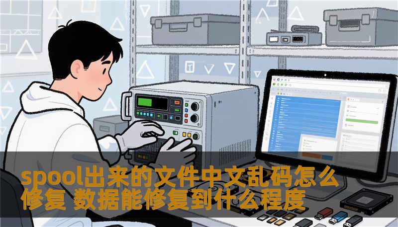 spool出来的文件中文乱码怎么修复 数据能修复到什么程度