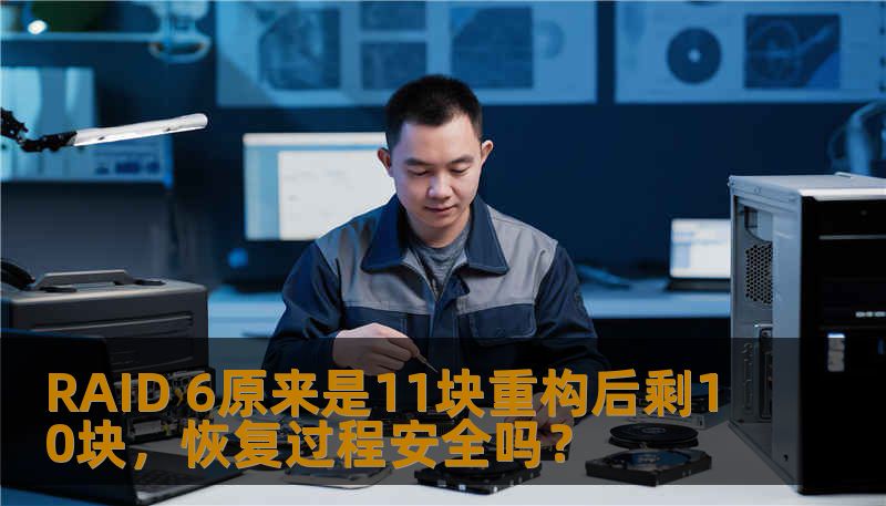 RAID 6原来是11块重构后剩10块，恢复过程安全吗？