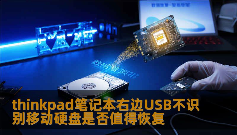 thinkpad笔记本右边USB不识别移动硬盘是否值得恢复
