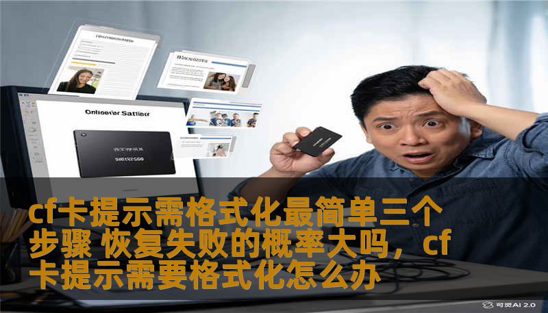 cf卡提示需格式化最简单三个步骤 恢复失败的概率大吗，cf卡提示需要格式化怎么办