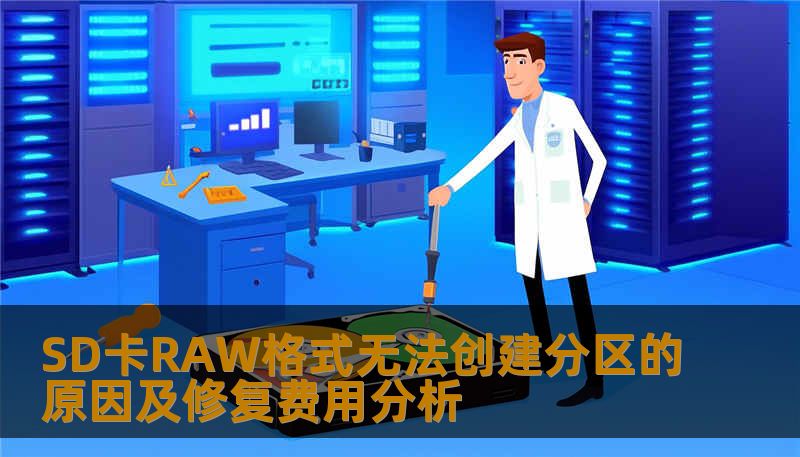 SD卡RAW格式无法创建分区的原因及修复费用分析