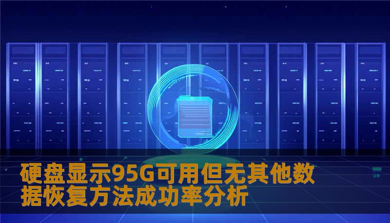 硬盘显示95G可用但无其他数据恢复方法成功率分析 硬盘显示95G可用但无其他数据恢复方法成功率分析