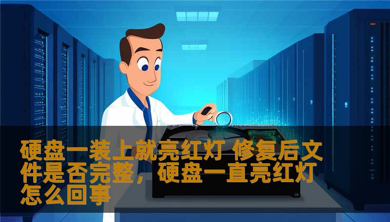 硬盘一装上就亮红灯 修复后文件是否完整，硬盘一直亮红灯怎么回事