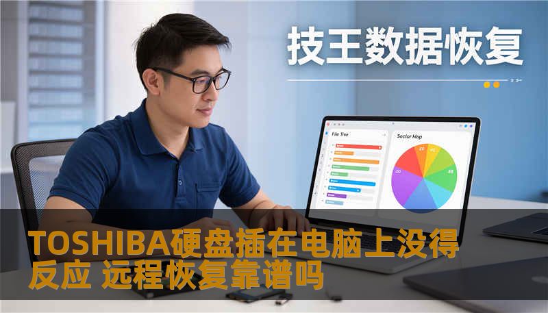 TOSHIBA硬盘插在电脑上没得反应 远程恢复靠谱吗