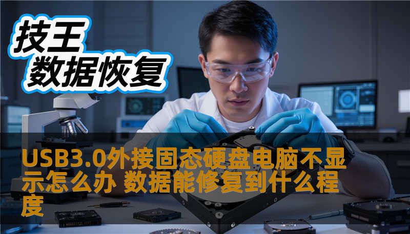 USB3.0外接固态硬盘电脑不显示怎么办 数据能修复到什么程度