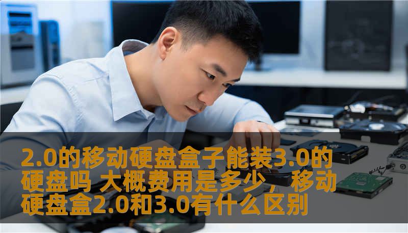 2.0的移动硬盘盒子能装3.0的硬盘吗 大概费用是多少，移动硬盘盒2.0和3.0有什么区别