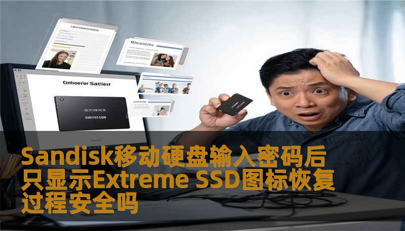 Sandisk移动硬盘输入密码后只显示Extreme SSD图标恢复过程安全吗 Sandisk移动硬盘输入密码后只显示Extreme SSD图标恢复过程安全吗
