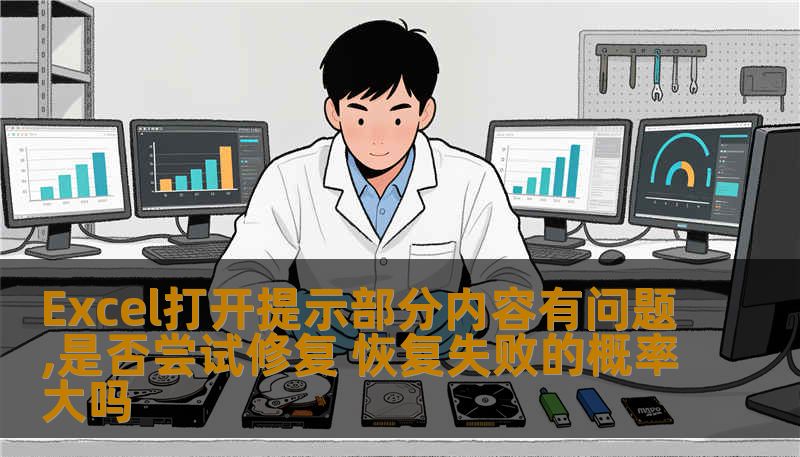 Excel打开提示部分内容有问题,是否尝试修复 恢复失败的概率大吗