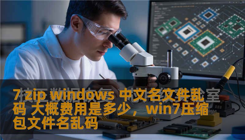 7 zip windows 中文名文件乱码 大概费用是多少，win7压缩包文件名乱码