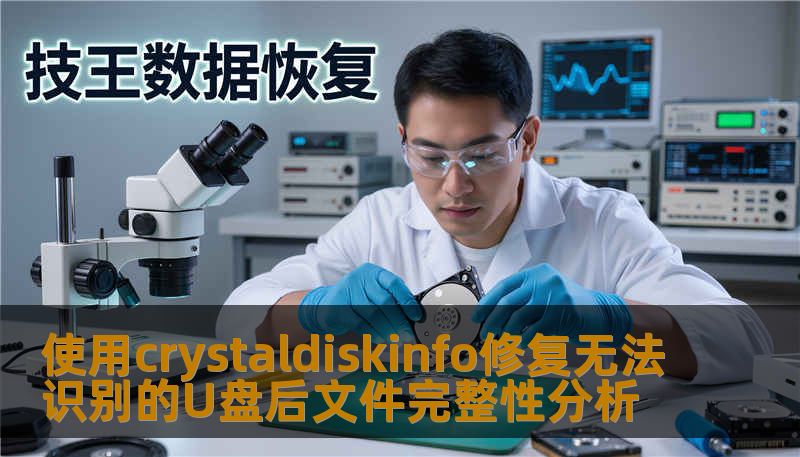 使用crystaldiskinfo修复无法识别的U盘后文件完整性分析