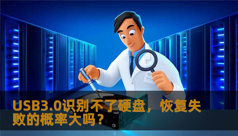 USB3.0识别不了硬盘,恢复失败的概率大吗? USB3.0识别不了硬盘,恢复失败的概率大吗?