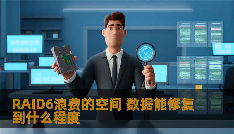 RAID6浪费的空间 数据能修复到什么程度 RAID6浪费的空间 数据能修复到什么程度