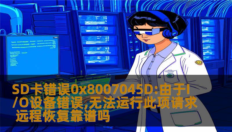SD卡错误0x8007045D:由于I/O设备错误,无法运行此项请求 远程恢复靠谱吗