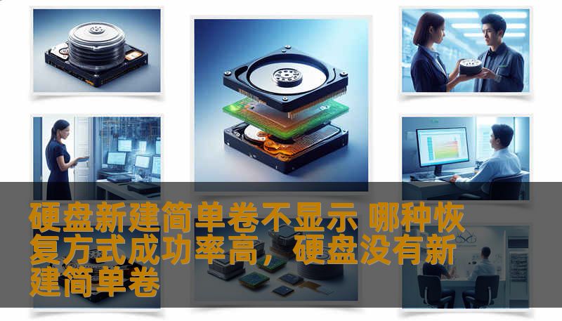 硬盘新建简单卷不显示 哪种恢复方式成功率高，硬盘没有新建简单卷