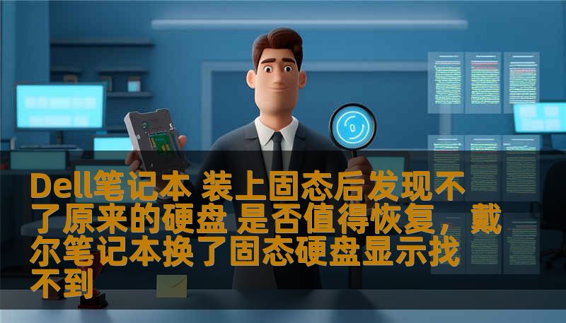 Dell笔记本 装上固态后发现不了原来的硬盘 是否值得恢复，戴尔笔记本换了固态硬盘显示找不到