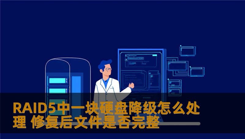 RAID5中一块硬盘降级怎么处理 修复后文件是否完整 RAID5中一块硬盘降级怎么处理 修复后文件是否完整