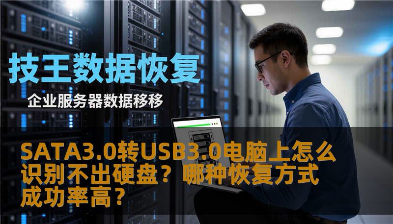 SATA3.0转USB3.0电脑上怎么识别不出硬盘？哪种恢复方式成功率高？