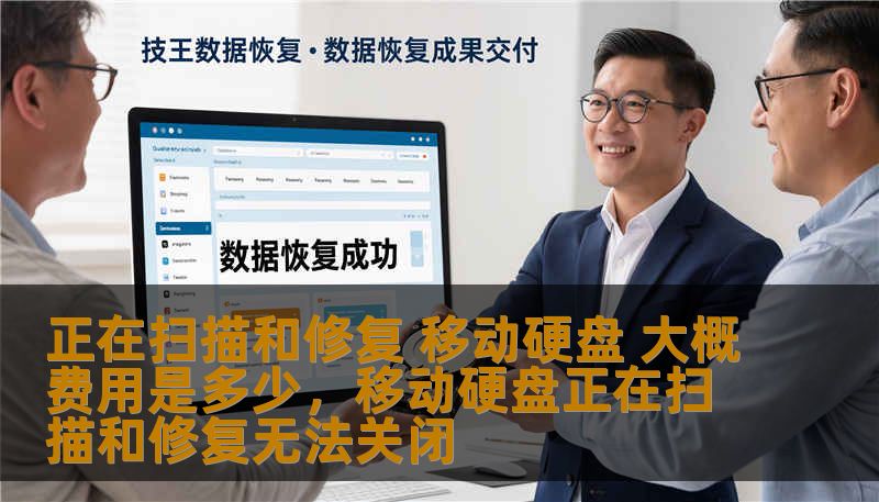 正在扫描和修复 移动硬盘 大概费用是多少，移动硬盘正在扫描和修复无法关闭