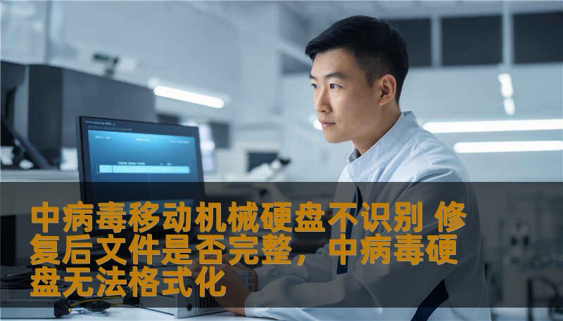 中病毒移动机械硬盘不识别 修复后文件是否完整，中病毒硬盘无法格式化