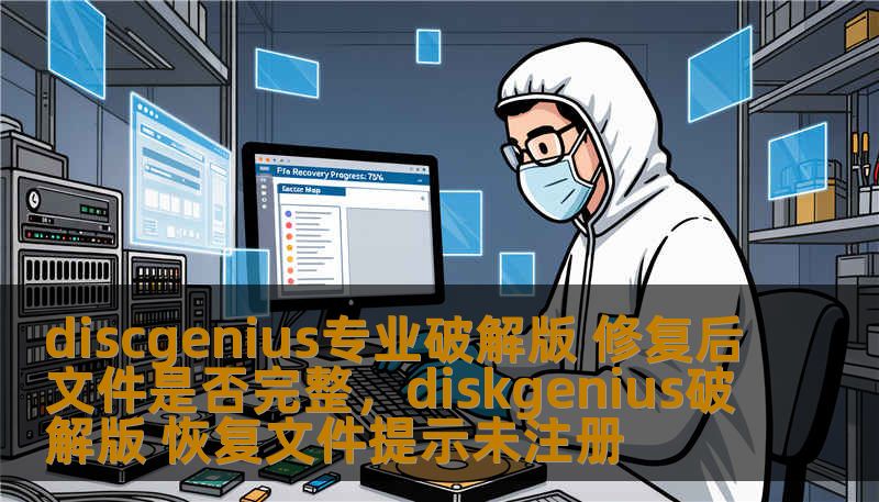 discgenius专业破解版 修复后文件是否完整，diskgenius破解版 恢复文件提示未注册