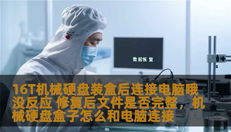 16T机械硬盘装盒后连接电脑哦没反应 修复后文件是否完整,机械硬盘盒子怎么和电脑连接 16T机械硬盘装盒后连接电脑哦没反应 修复后文件是否完整,机械硬盘盒子怎么和电脑连接