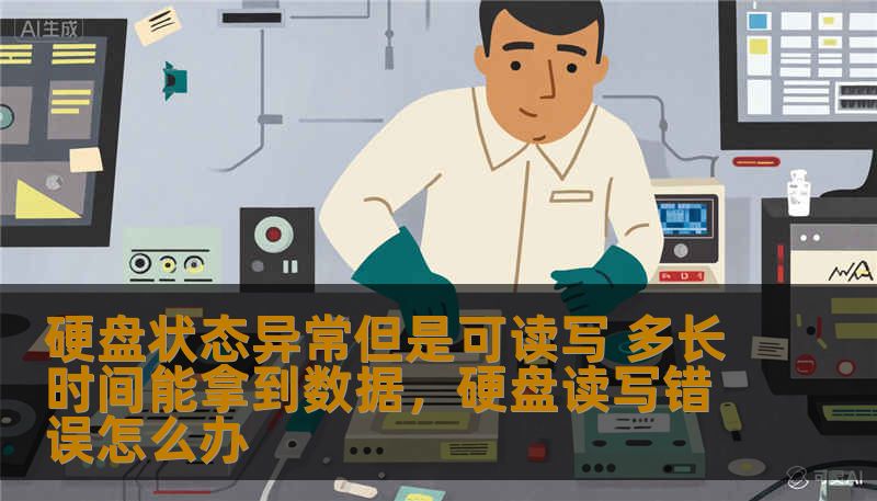 硬盘状态异常但是可读写 多长时间能拿到数据，硬盘读写错误怎么办