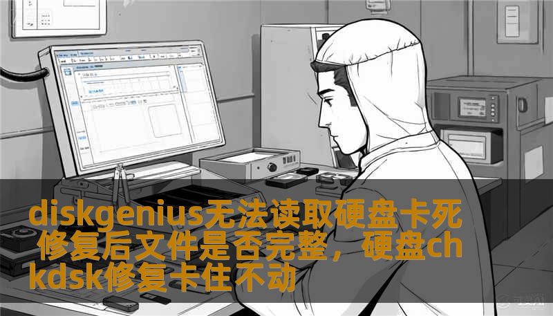 diskgenius无法读取硬盘卡死 修复后文件是否完整，硬盘chkdsk修复卡住不动