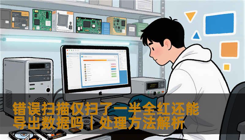 错误扫描仅扫了一半全红还能导出数据吗｜处理方法解析